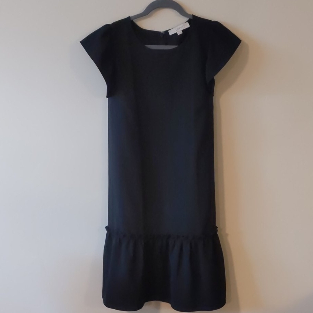 Black Loft Shift Dress
